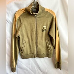 Vintage Roots Zip Up Sweater w/ Two Zipper Side Pockets